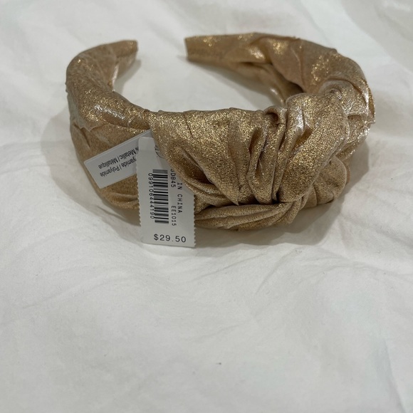 JCrew Gold Headband - New With Tags - Picture 2 of 4